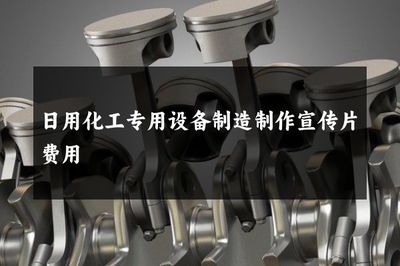 日用化工專用設(shè)備制造制作宣傳片費用